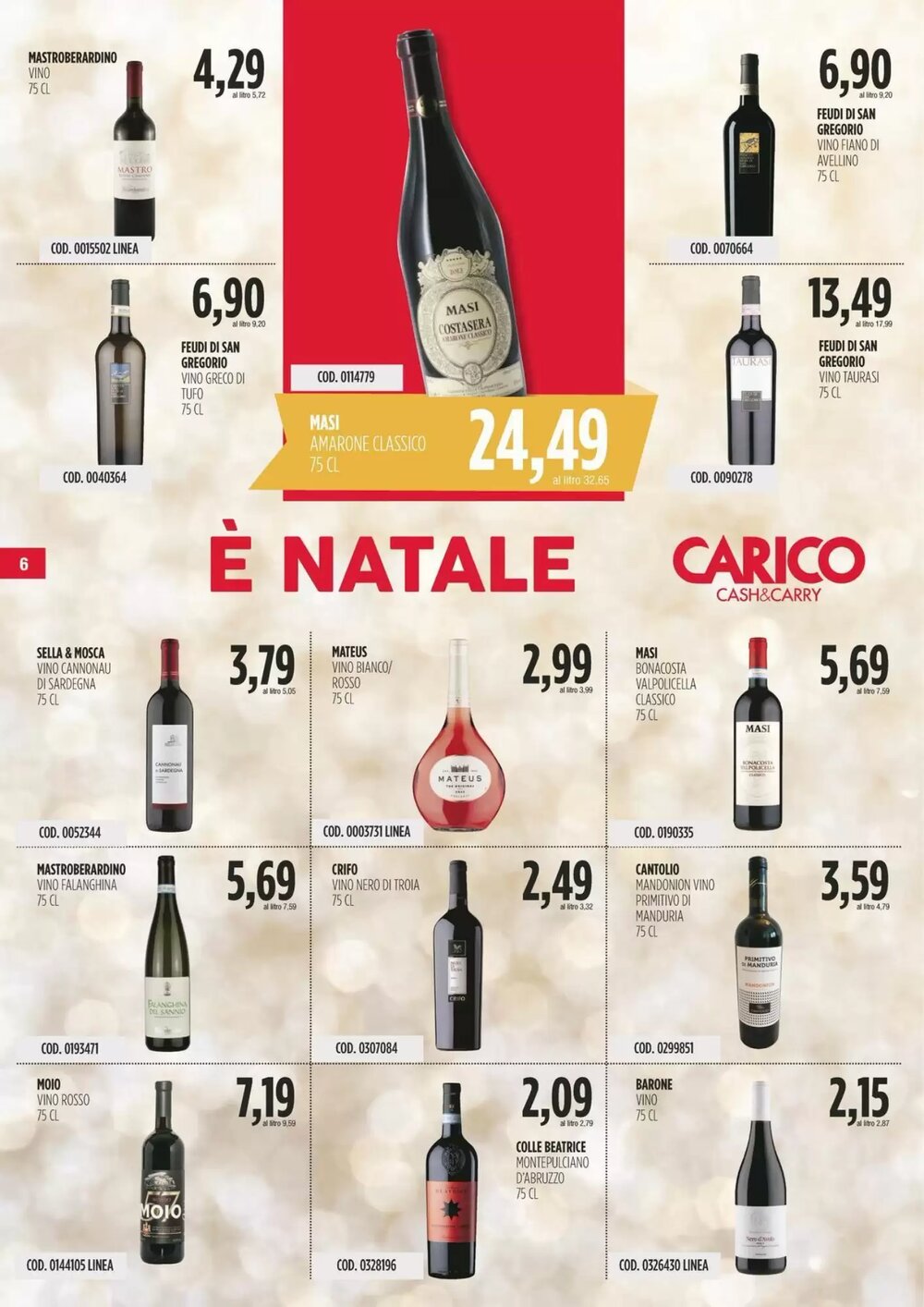 Volantino promozionale Carico Cash & Carry  valide dal 04/12/2025 - Pagina 6.
