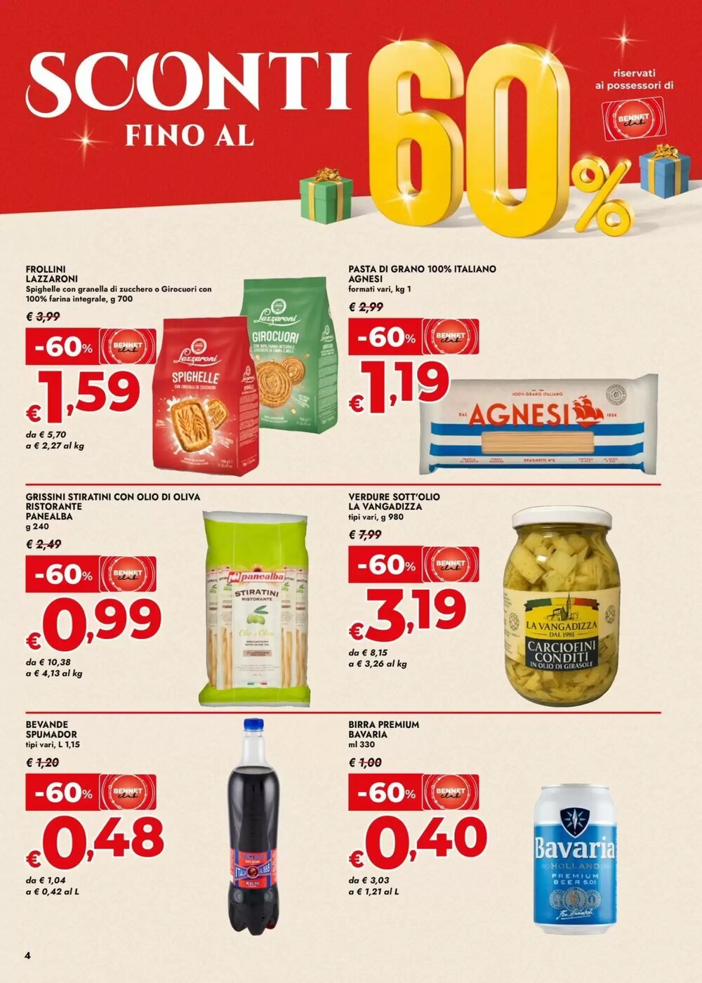 Volantino promozionale Bennet  valide dal 04/12/2025 - Pagina 4.