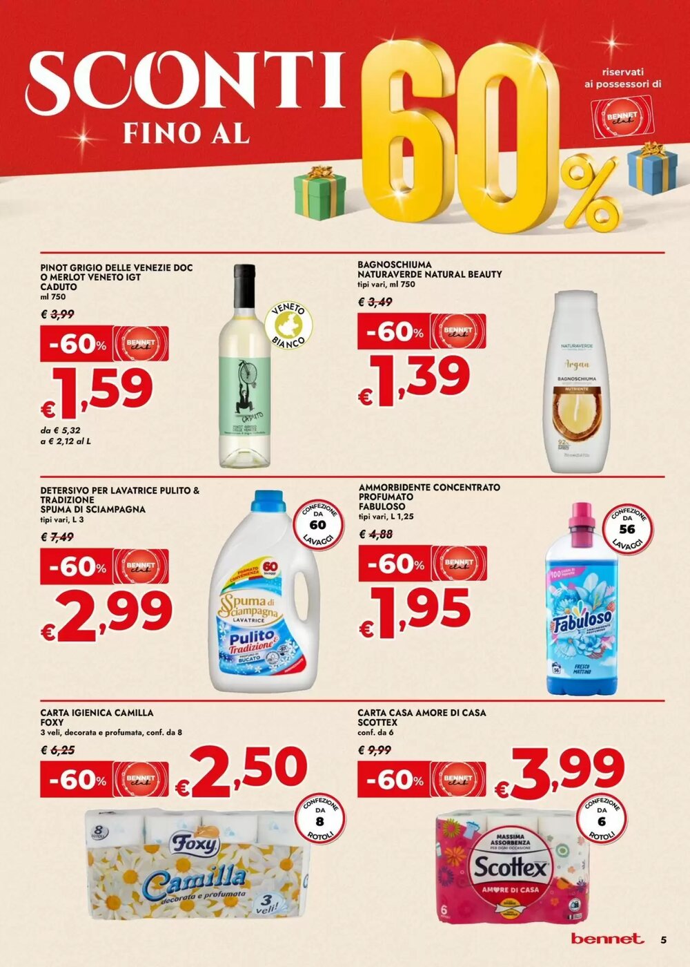 Volantino promozionale Bennet  valide dal 04/12/2025 - Pagina 5.