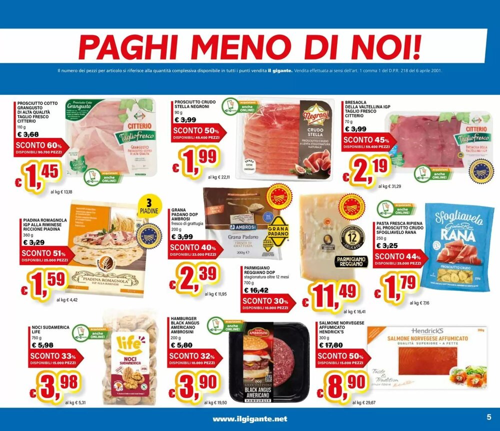 Volantino promozionale Il Gigante  valide dal 04/12/2025 - Pagina 5.