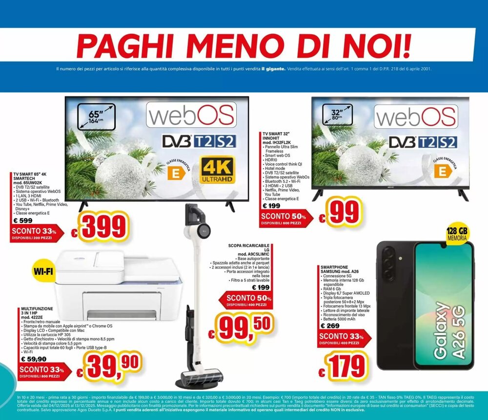 Volantino promozionale Il Gigante  valide dal 04/12/2025 - Pagina 7.