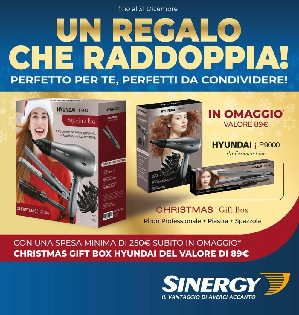 Volantino promozionale Sinergy  valide dal 04/12/2025 - Pagina 1.