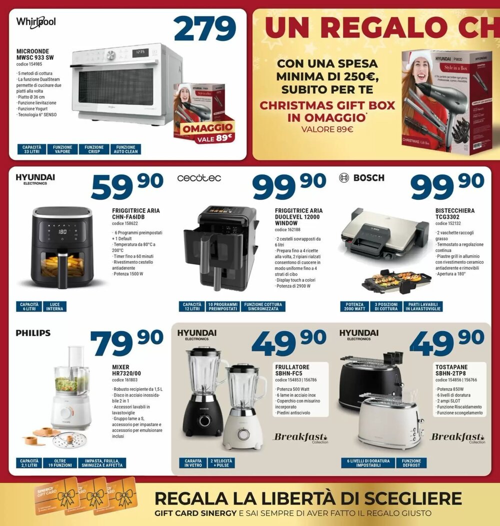 Volantino promozionale Sinergy  valide dal 04/12/2025 - Pagina 8.