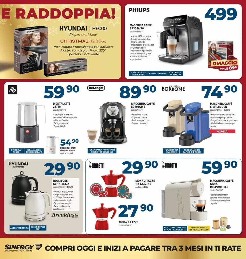 Volantino promozionale Sinergy  valide dal 04/12/2025 - Pagina 9.