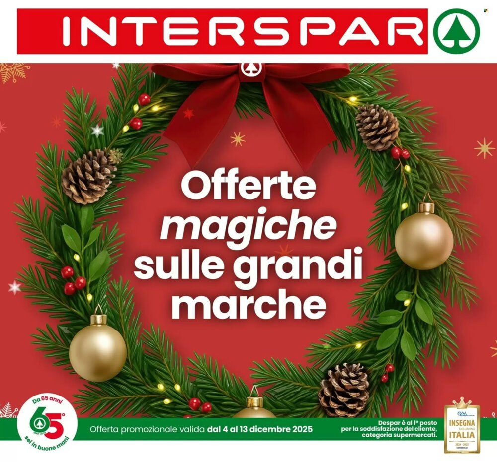 Volantino promozionale Interspar  valide dal 04/12/2025 - Pagina 1.