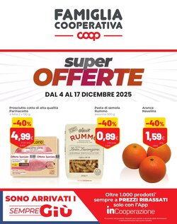 Volantino promozionale Coop valide dal 04/12/2025