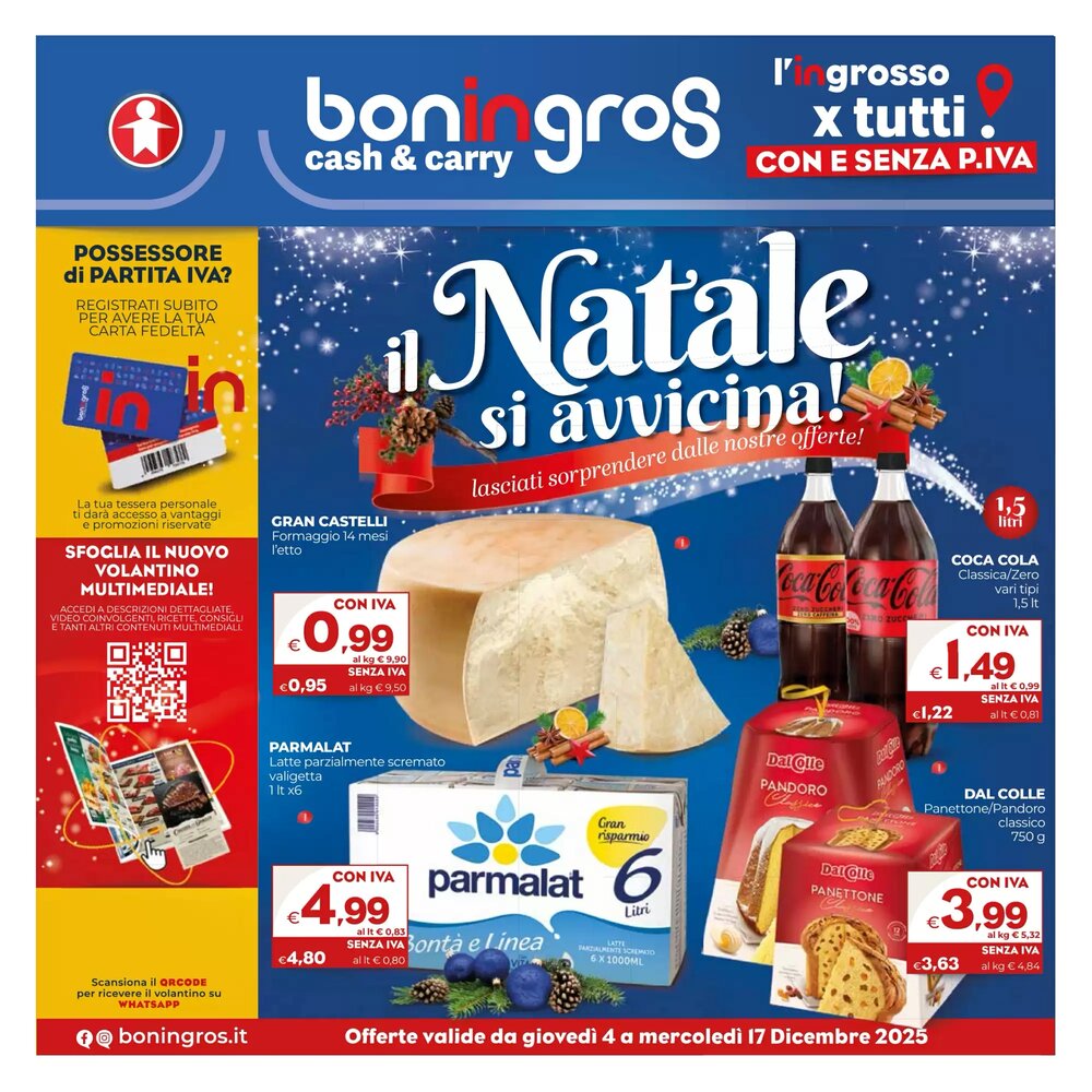 Volantino promozionale Boningros Cash and Carry  valide dal 04/12/2025 - Pagina 1.