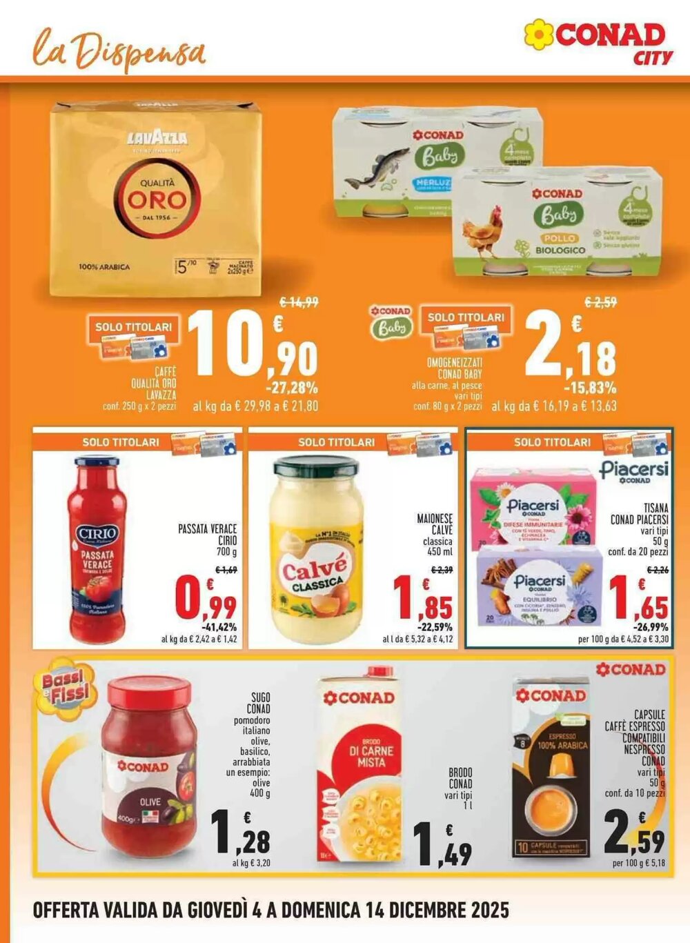 Volantino promozionale Conad City  valide dal 04/12/2025 - Pagina 8.