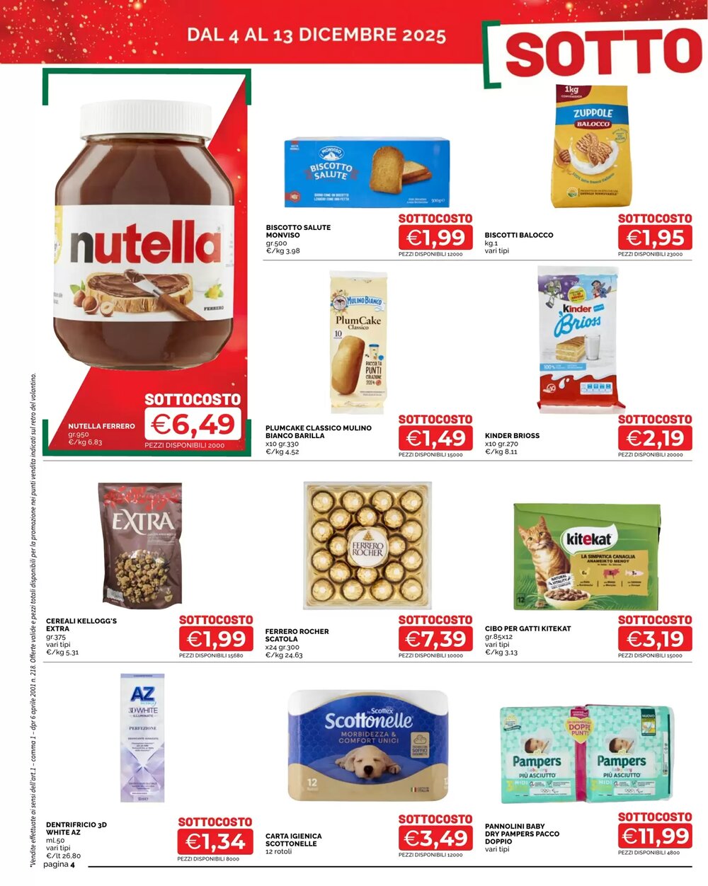 Volantino promozionale Mercatò  valide dal 04/12/2025 - Pagina 4.