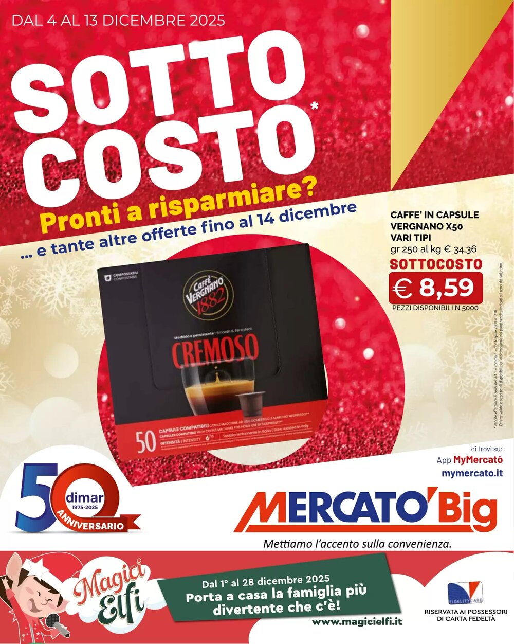 Volantino promozionale Mercatò Big  valide dal 04/12/2025 - Pagina 1.