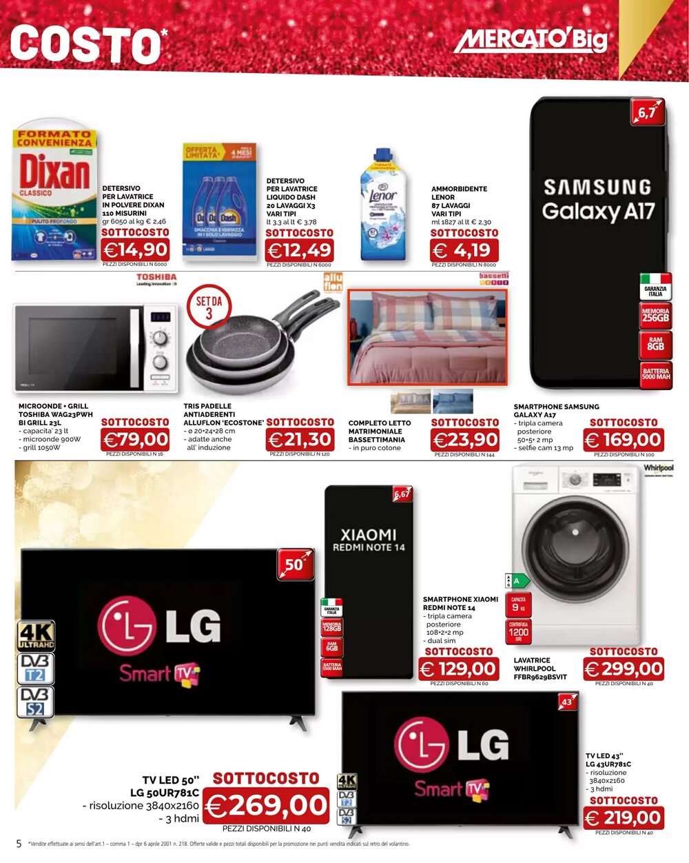 Volantino promozionale Mercatò Big  valide dal 04/12/2025 - Pagina 5.