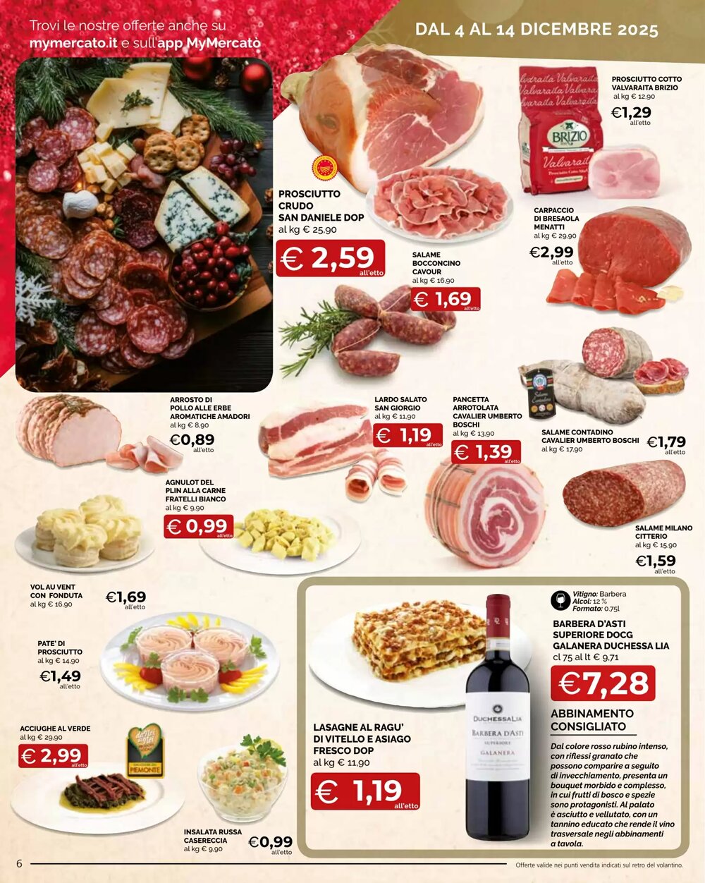 Volantino promozionale Mercatò Big  valide dal 04/12/2025 - Pagina 6.