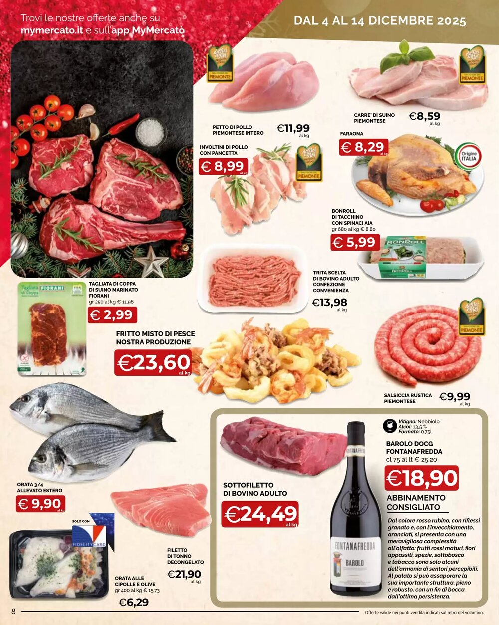 Volantino promozionale Mercatò Big  valide dal 04/12/2025 - Pagina 8.
