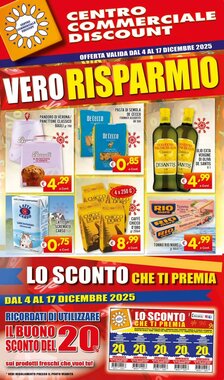 Volantino promozionale Centro Commerciale Discount  valide dal 04/12/2025