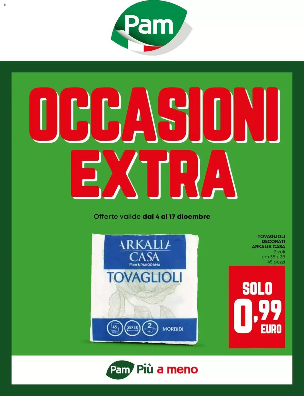 Volantino promozionale Pam  valide dal 04/12/2025 - Pagina 1.