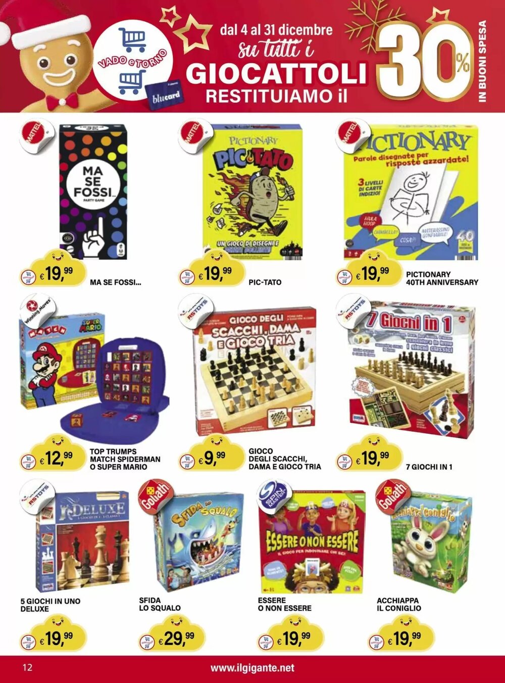 Volantino promozionale Il Gigante  valide dal 04/12/2025 - Pagina 12.