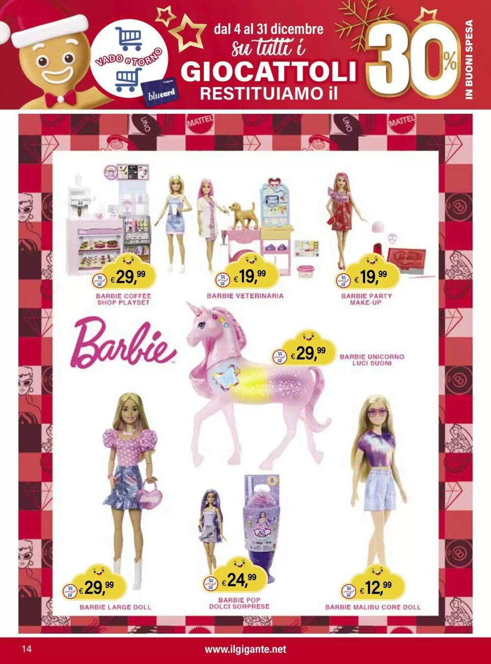 Volantino promozionale Il Gigante  valide dal 04/12/2025 - Pagina 14.