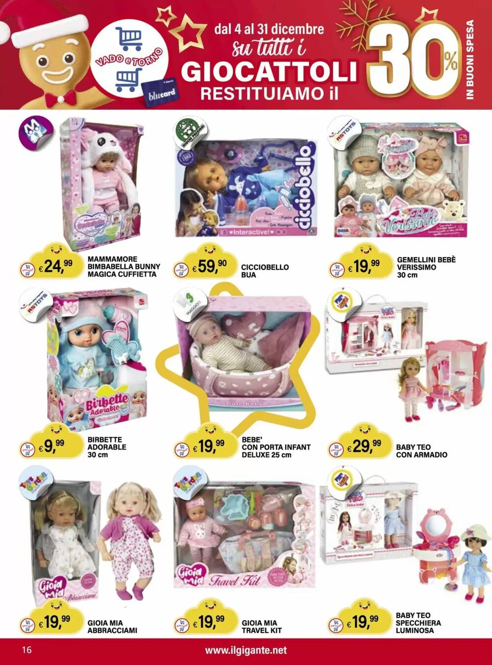 Volantino promozionale Il Gigante  valide dal 04/12/2025 - Pagina 16.