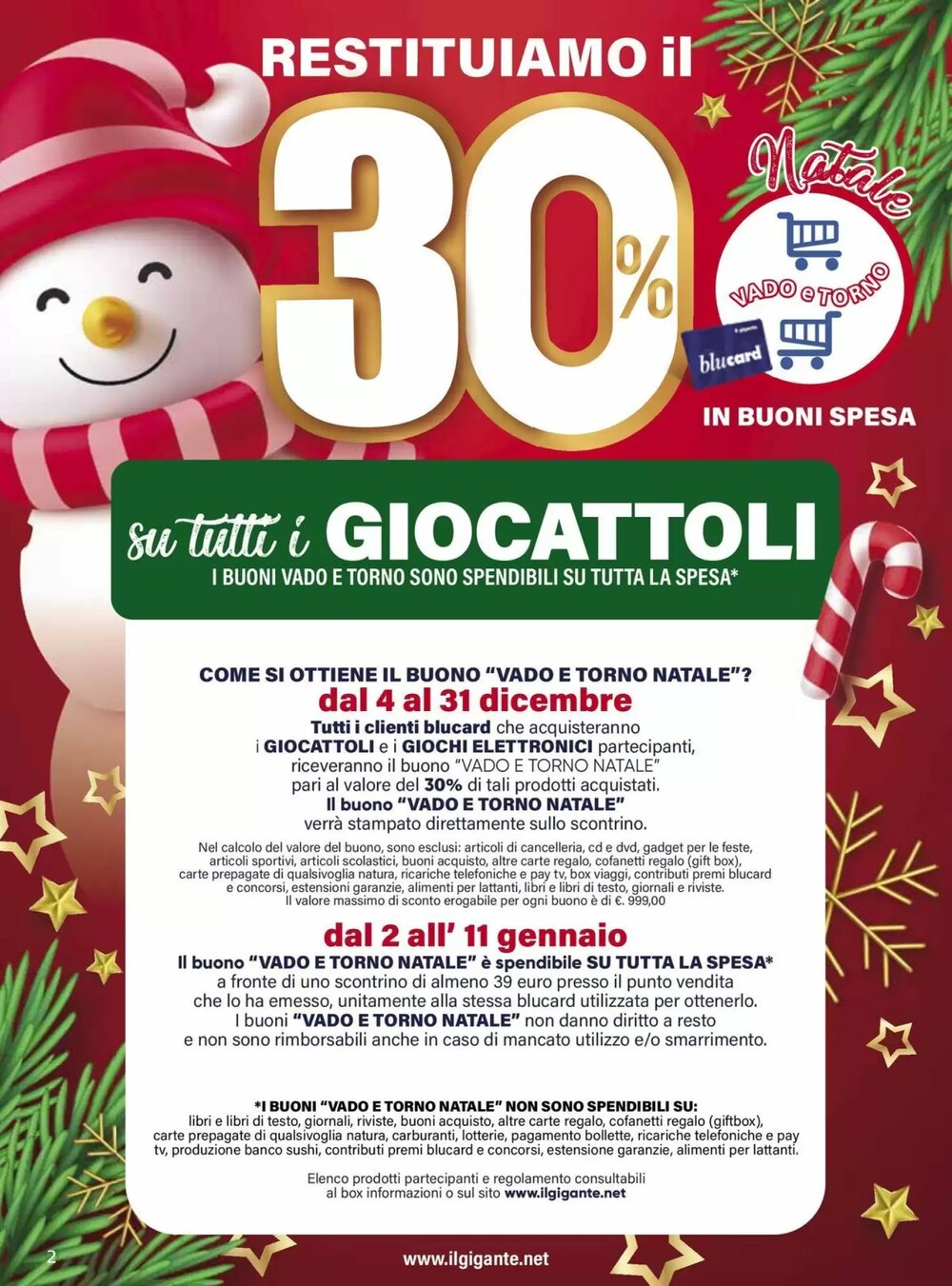 Volantino promozionale Il Gigante  valide dal 04/12/2025 - Pagina 2.