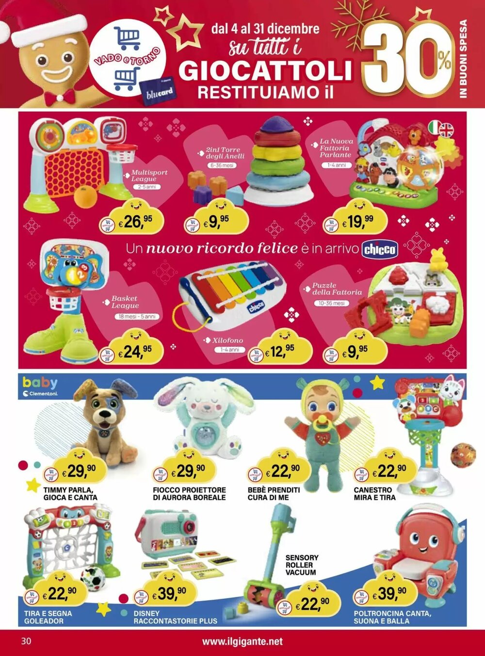 Volantino promozionale Il Gigante  valide dal 04/12/2025 - Pagina 30.