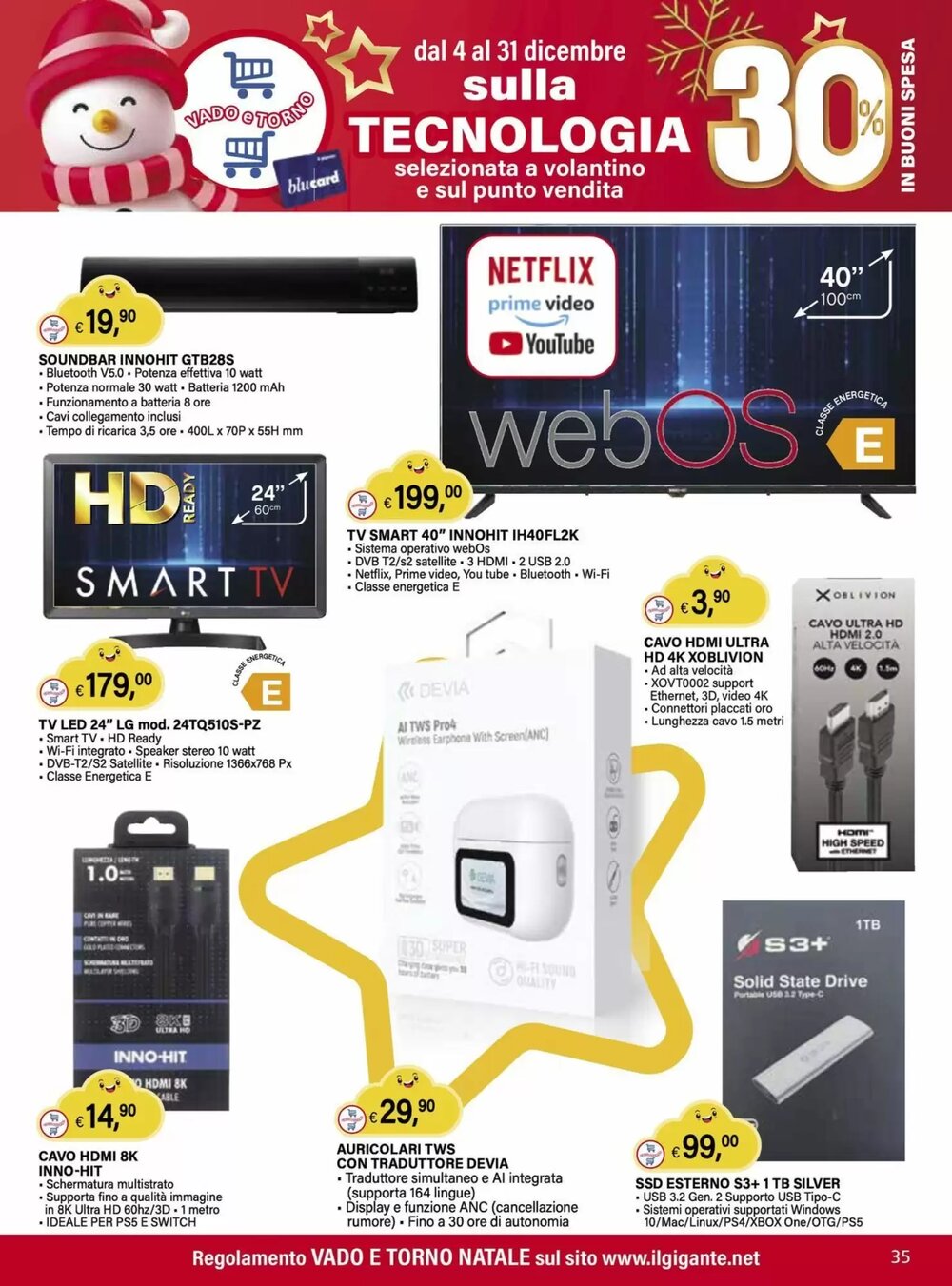 Volantino promozionale Il Gigante  valide dal 04/12/2025 - Pagina 35.