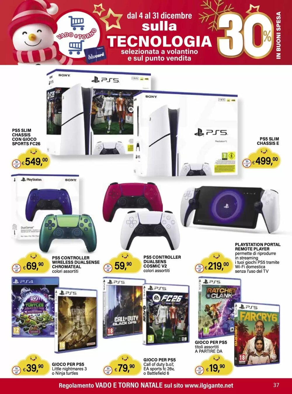 Volantino promozionale Il Gigante  valide dal 04/12/2025 - Pagina 37.