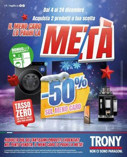 Volantino promozionale Trony  valide dal 04/12/2025