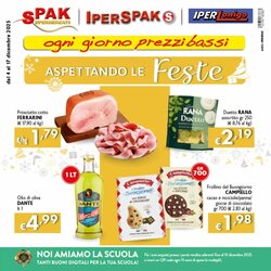Volantino promozionale Spak Supermercati valide dal 04/12/2025