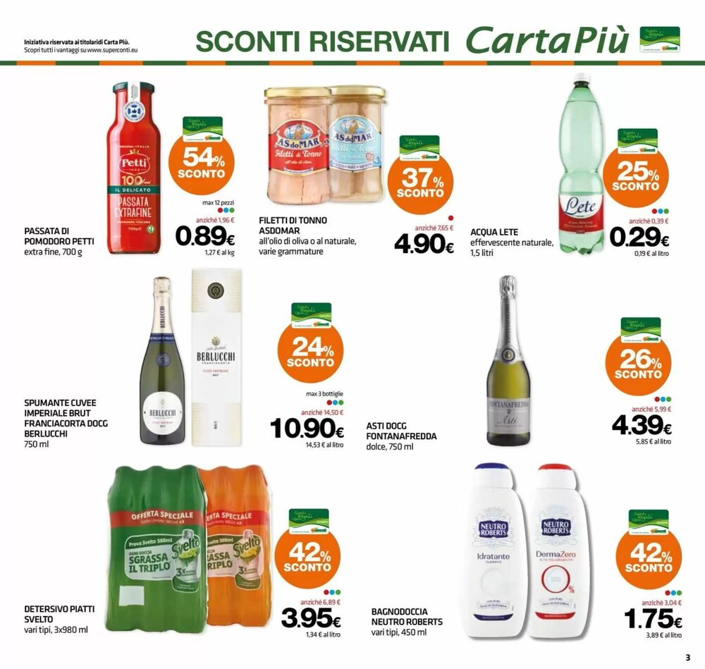 Volantino promozionale Superconti  valide dal 04/12/2025 - Pagina 3.