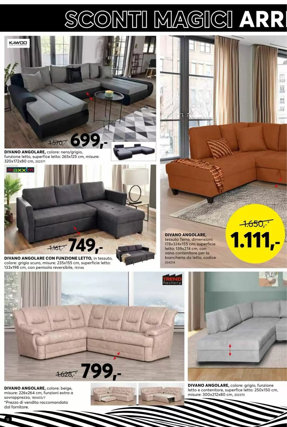 Volantino promozionale Dipo Arredamenti  valide dal 04/12/2025 - Pagina 12.