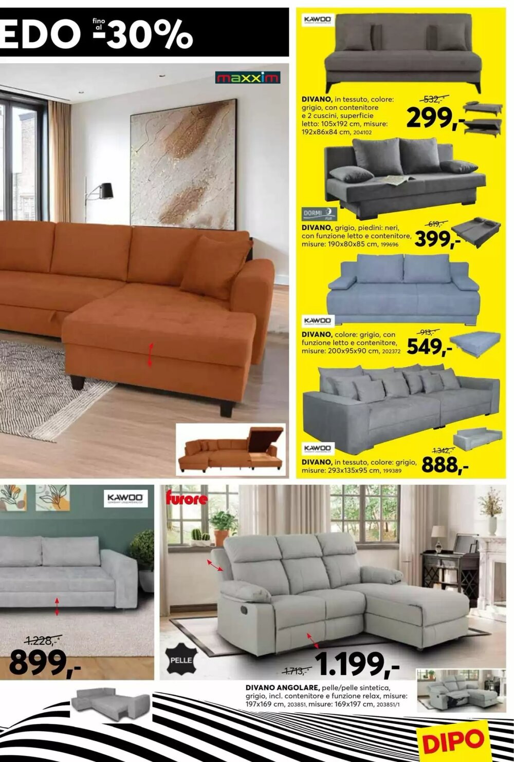 Volantino promozionale Dipo Arredamenti  valide dal 04/12/2025 - Pagina 13.
