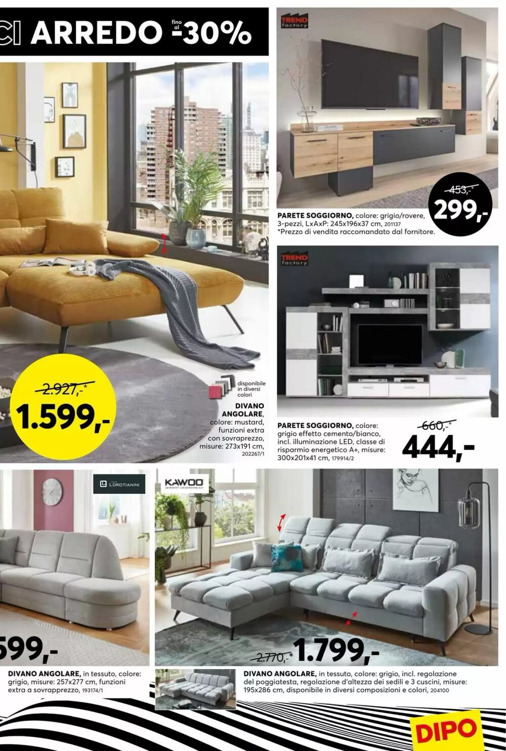 Volantino promozionale Dipo Arredamenti  valide dal 04/12/2025 - Pagina 15.