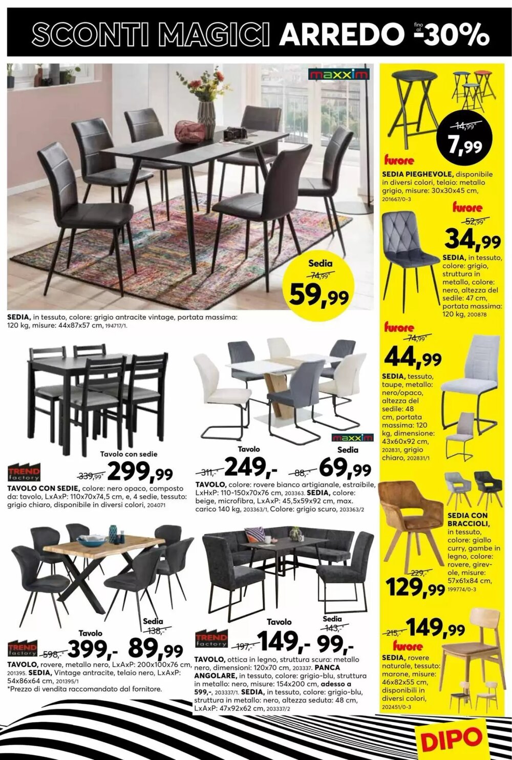 Volantino promozionale Dipo Arredamenti  valide dal 04/12/2025 - Pagina 7.