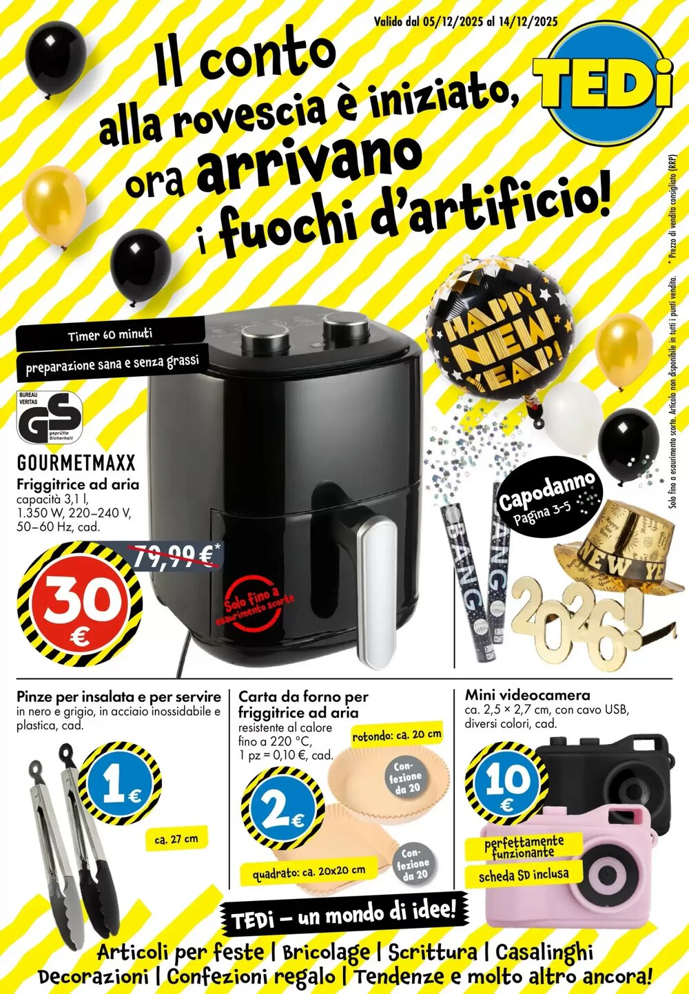 Volantino promozionale Tedi  valide dal 04/12/2025 - Pagina 1.