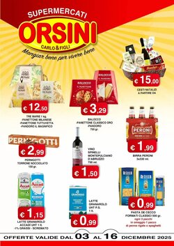 Volantino promozionale Orsini Market  valide dal 04/12/2025