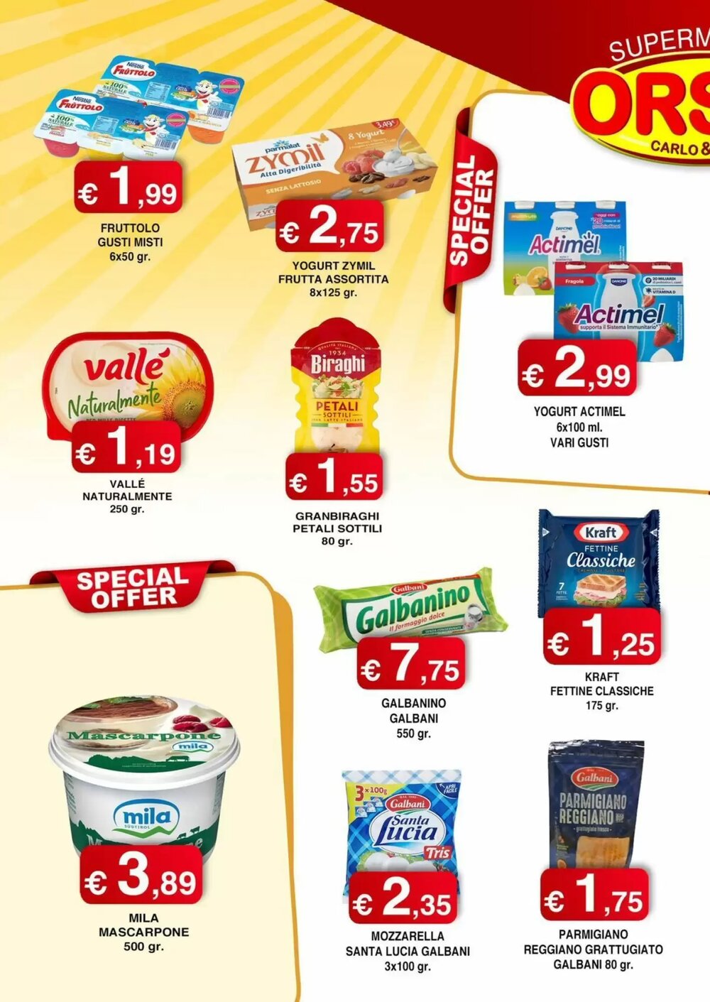 Volantino promozionale Orsini Market  valide dal 04/12/2025 - Pagina 8.