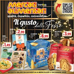 Volantino promozionale Mercati Alimentari  valide dal 04/12/2025