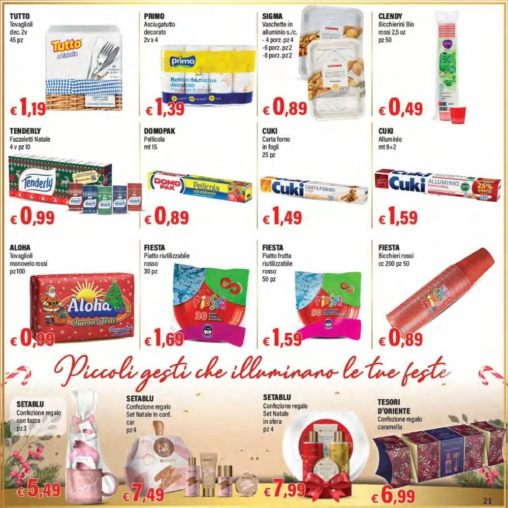 Volantino promozionale Mercati Alimentari  valide dal 04/12/2025 - Pagina 21.