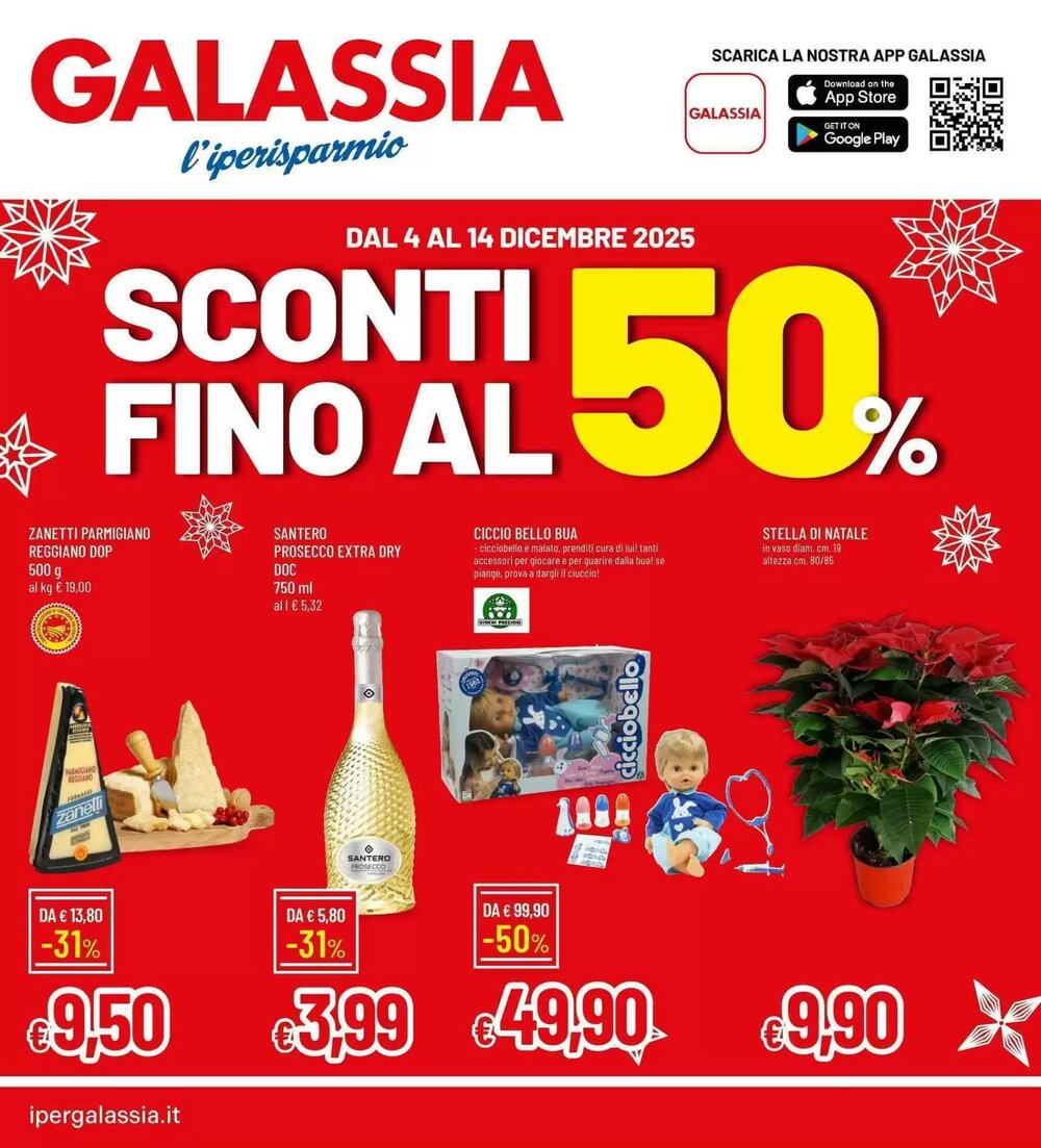 Volantino promozionale Galassia  valide dal 04/12/2025 - Pagina 1.