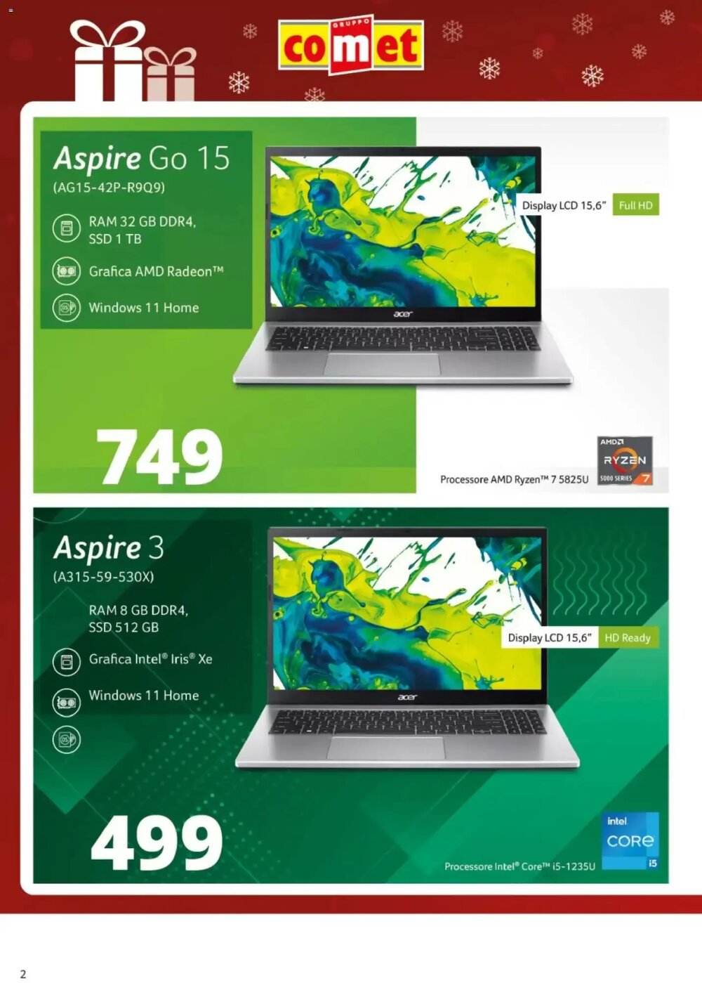 Volantino promozionale Comet  valide dal 04/12/2025 - Pagina 2.