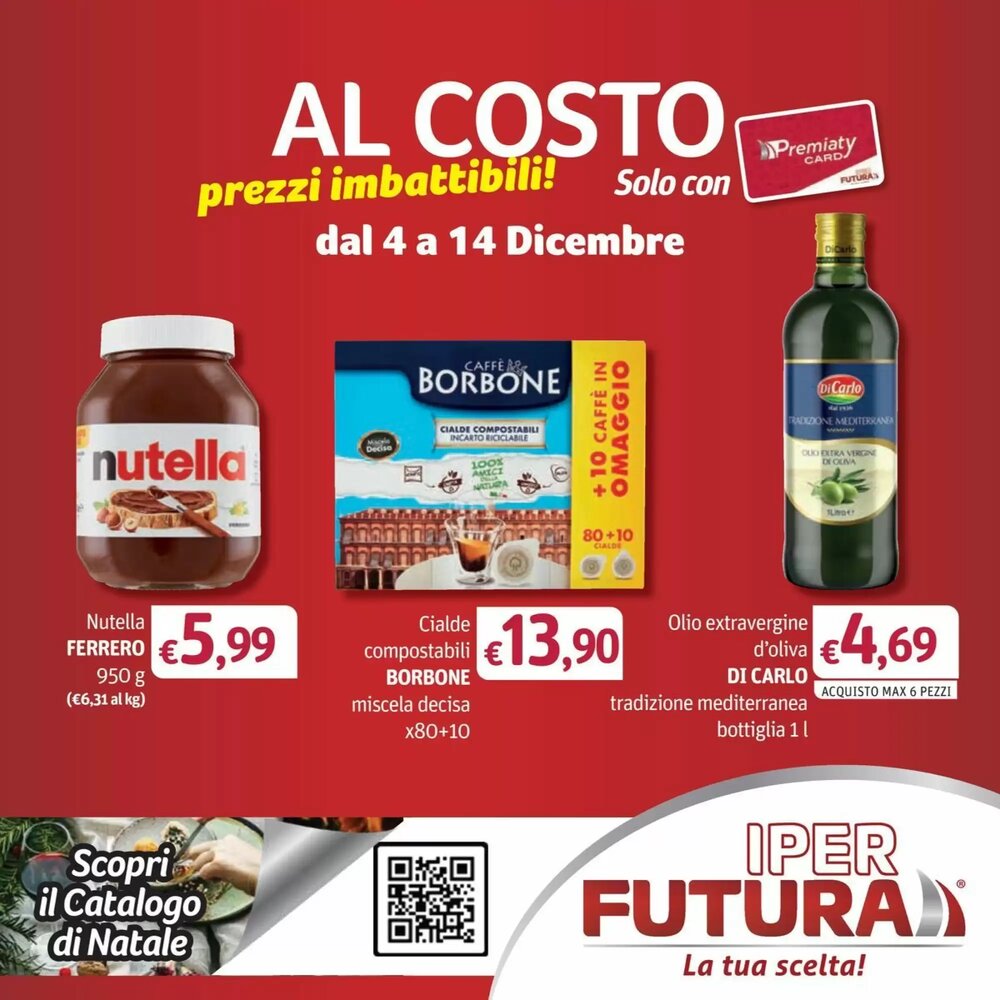 Volantino promozionale Futura Supermercati  valide dal 04/12/2025 - Pagina 1.