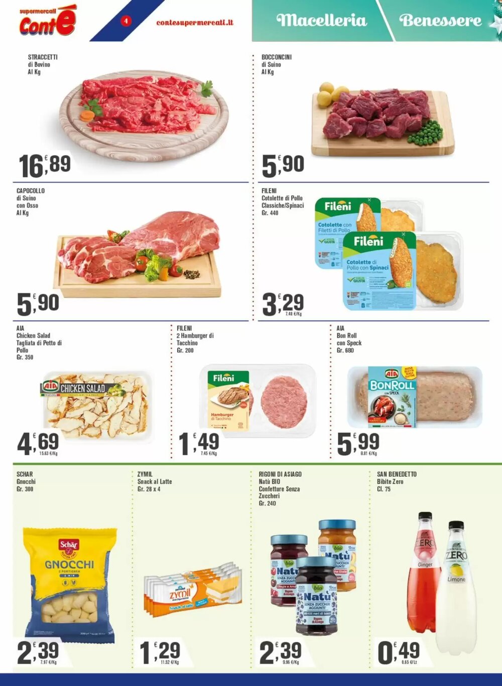 Volantino promozionale Conté Supermercati  valide dal 04/12/2025 - Pagina 4.