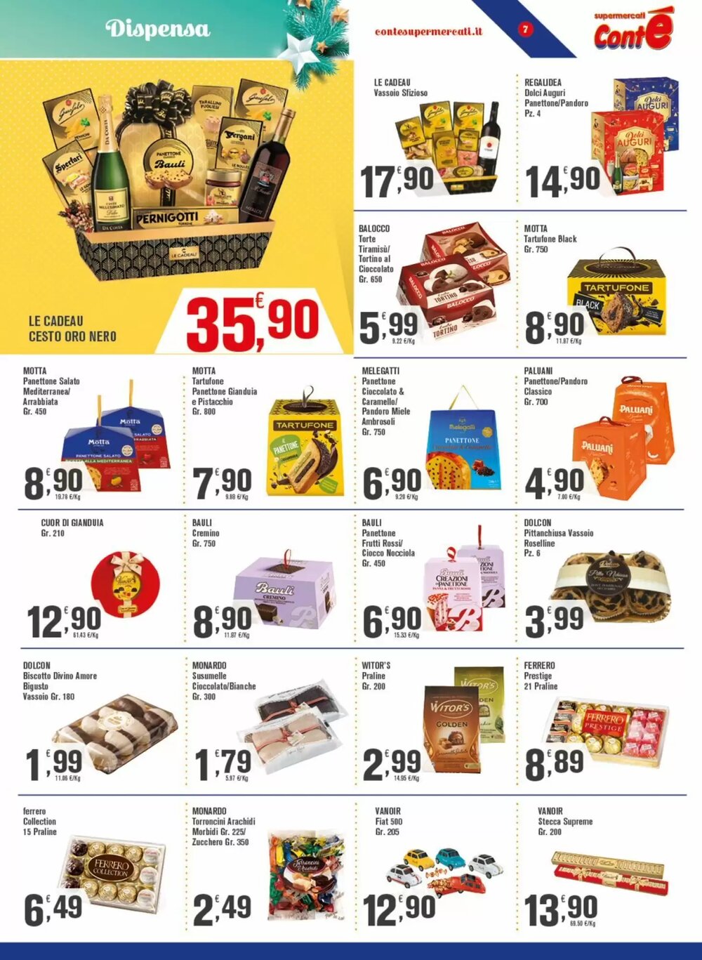 Volantino promozionale Conté Supermercati  valide dal 04/12/2025 - Pagina 7.