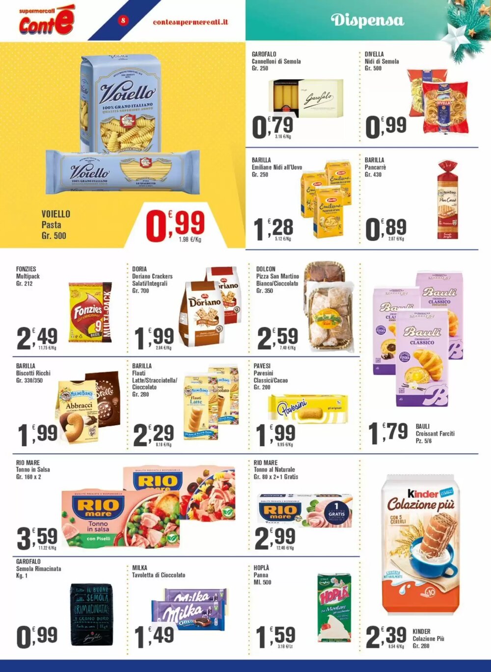 Volantino promozionale Conté Supermercati  valide dal 04/12/2025 - Pagina 8.