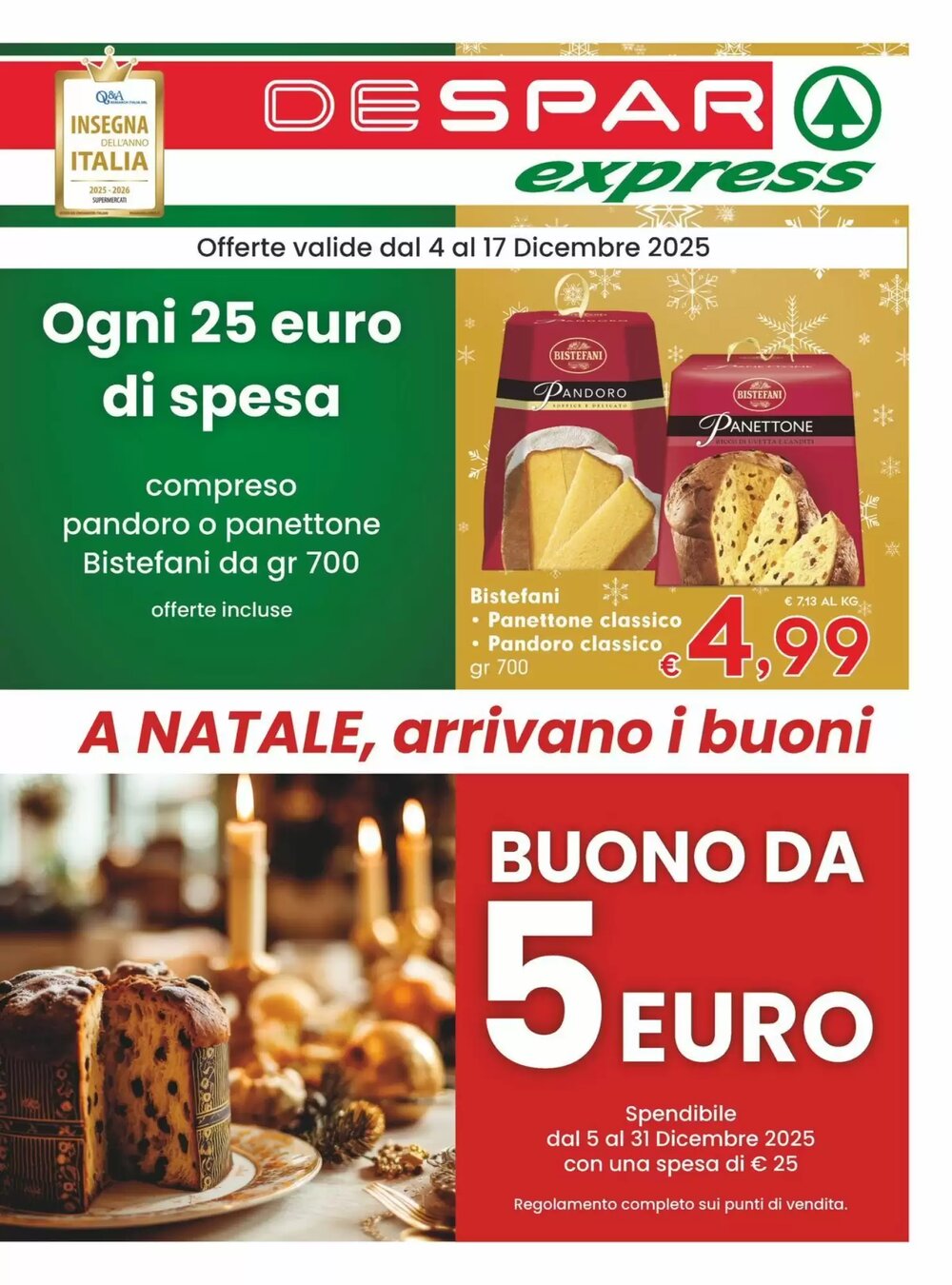 Volantino promozionale Despar  valide dal 04/12/2025 - Pagina 1.
