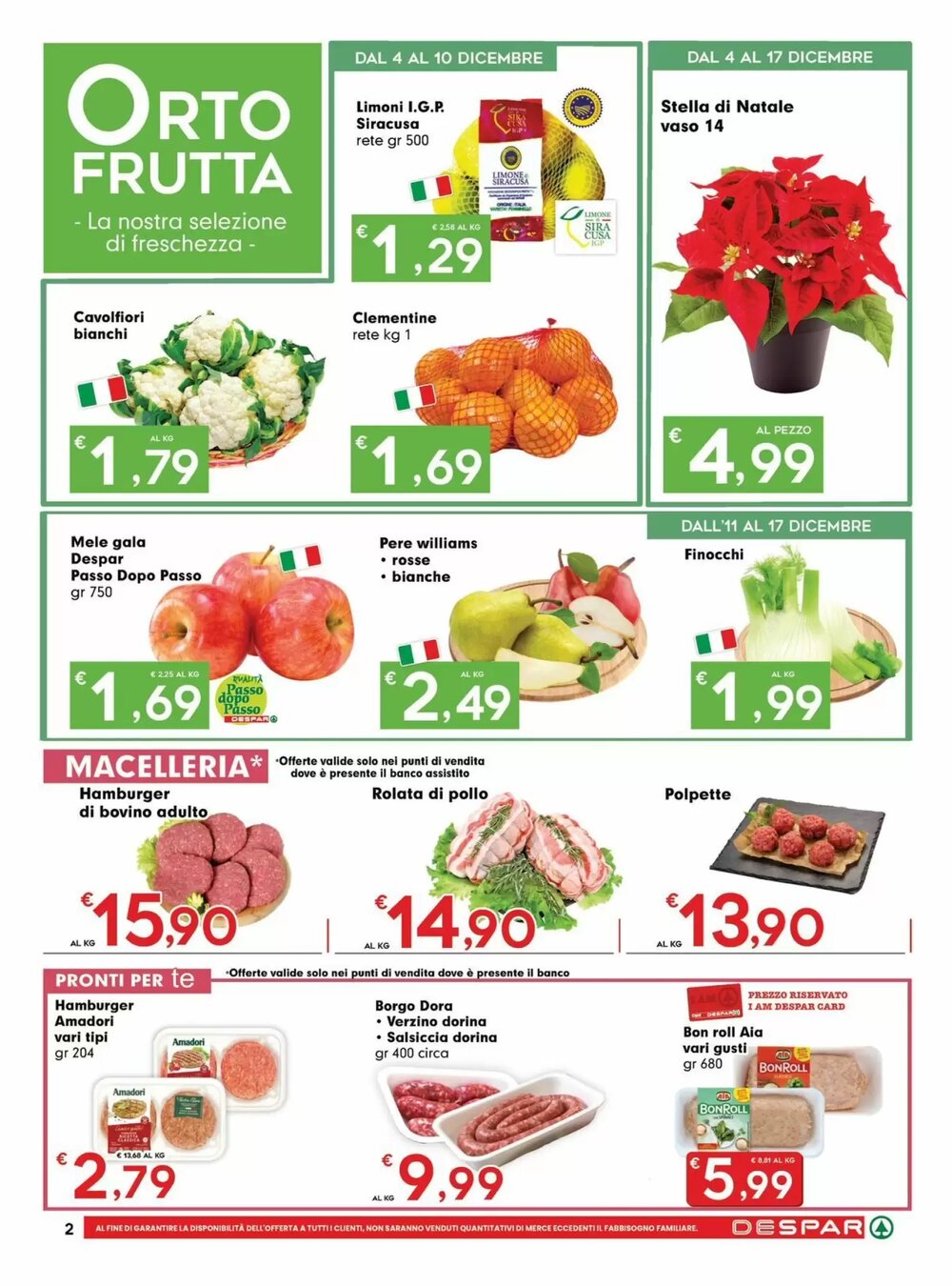 Volantino promozionale Despar  valide dal 04/12/2025 - Pagina 2.