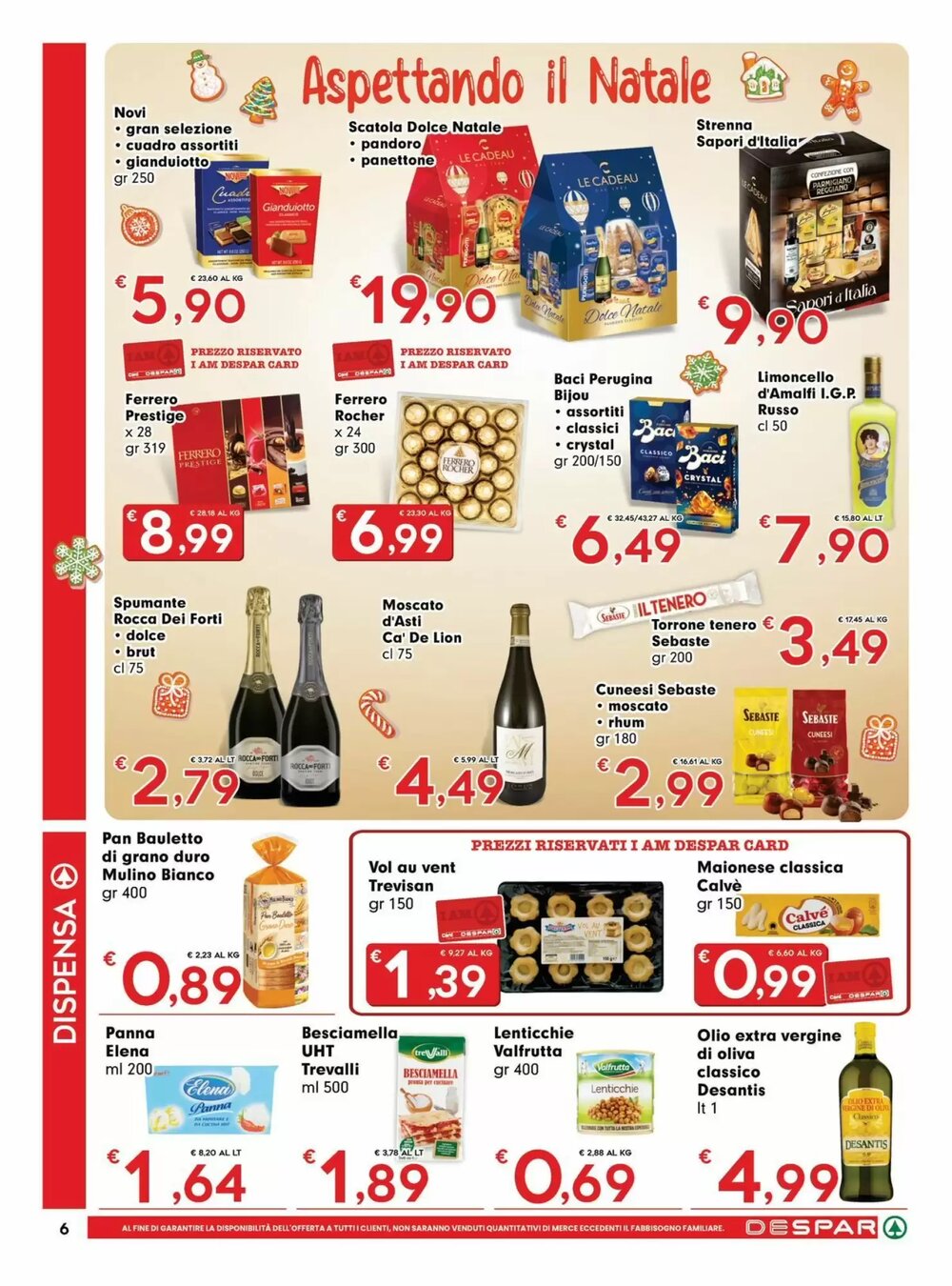 Volantino promozionale Despar  valide dal 04/12/2025 - Pagina 6.