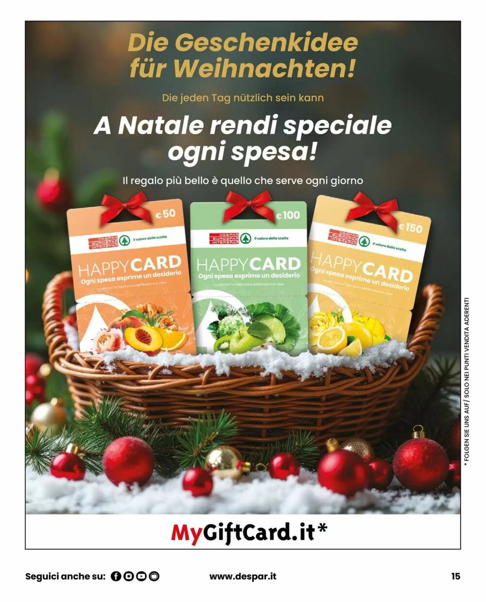 Volantino promozionale Eurospar  valide dal 04/12/2025 - Pagina 15.