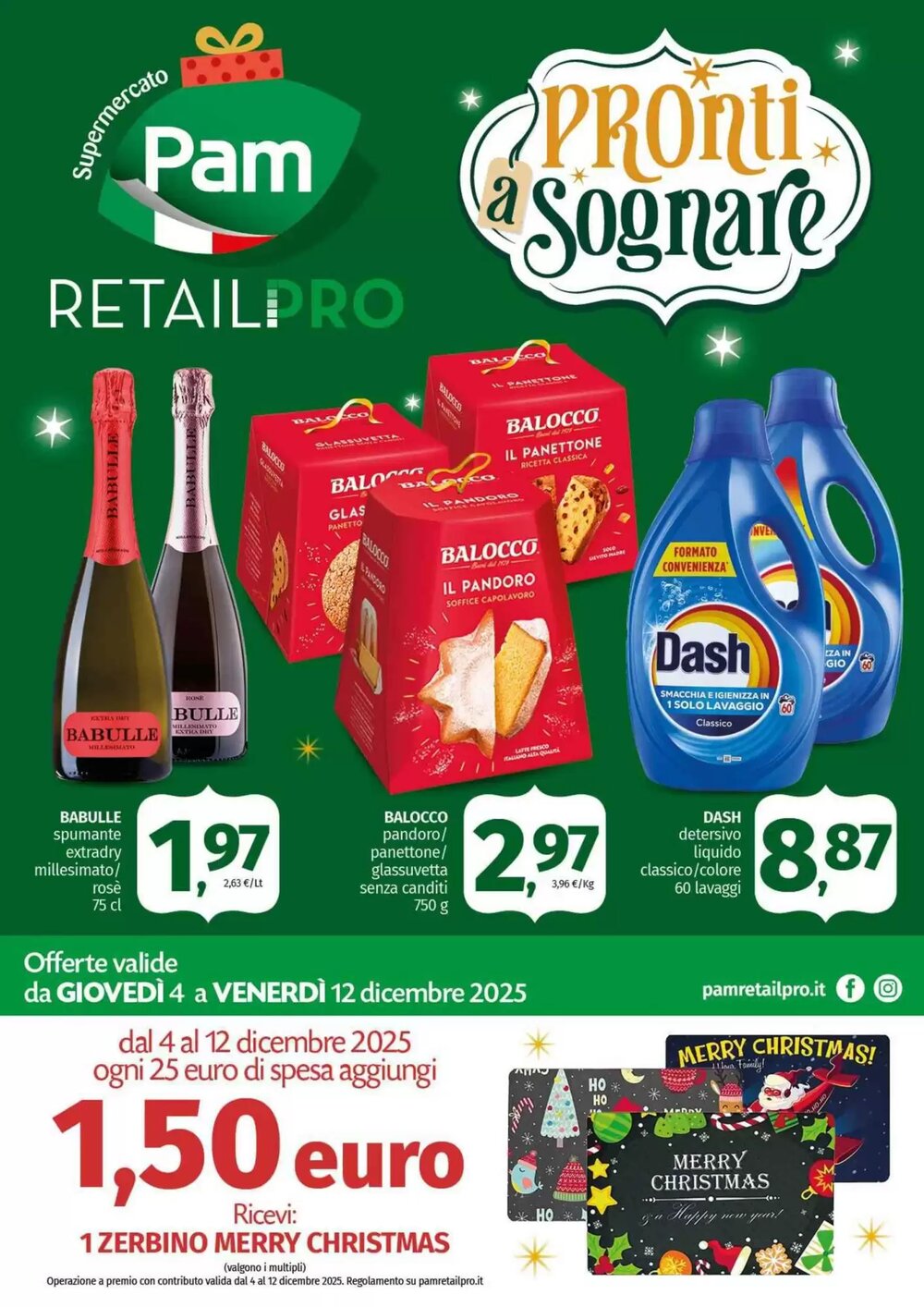 Volantino promozionale Pam  valide dal 04/12/2025 - Pagina 1.