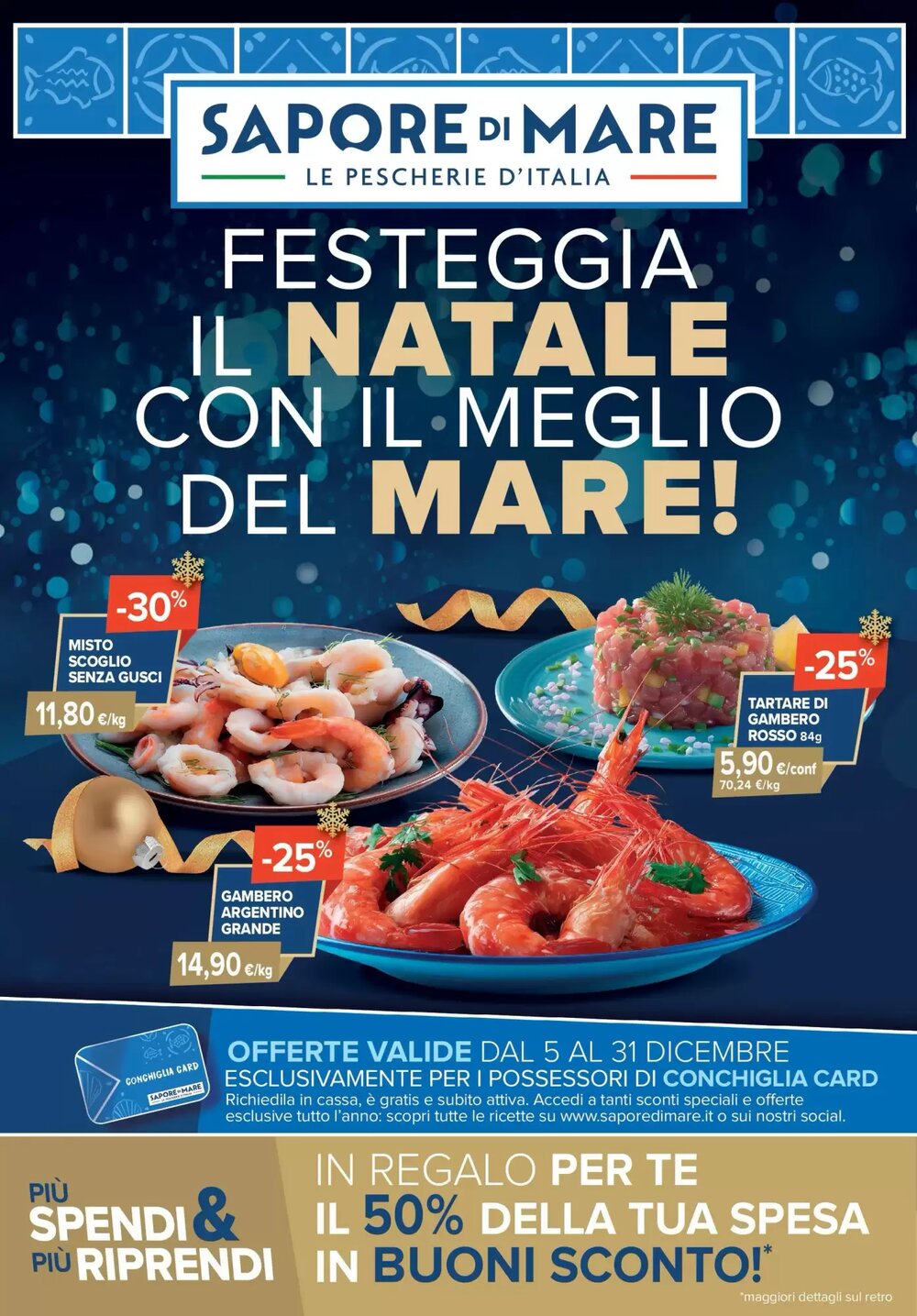 Volantino promozionale Sapore di Mare  valide dal 04/12/2025 - Pagina 1.